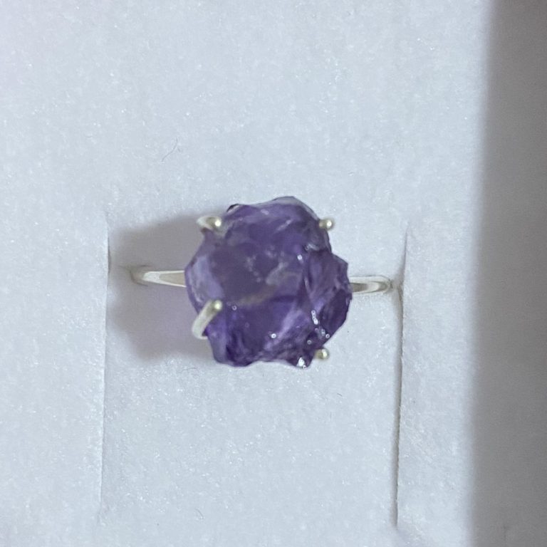 Raw Crystal Ring Amethyst photo review